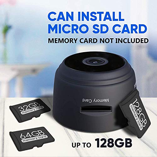 Hidden Mini Spy Camera with Audio and Video Live Feed WiFi with Cell