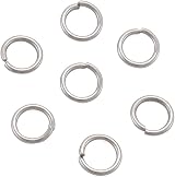 Craftdady 2000Pcs 7mm Stainless Steel Open Jump Rings for Jewelry Making view 2