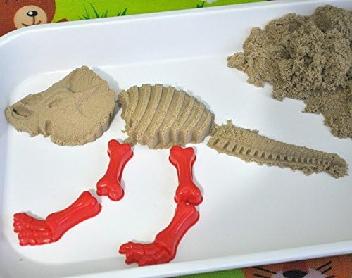 Dinosaur Sand Molds, Dinosaur Fossil Skeleton Beach Kids Toy, 7- pack