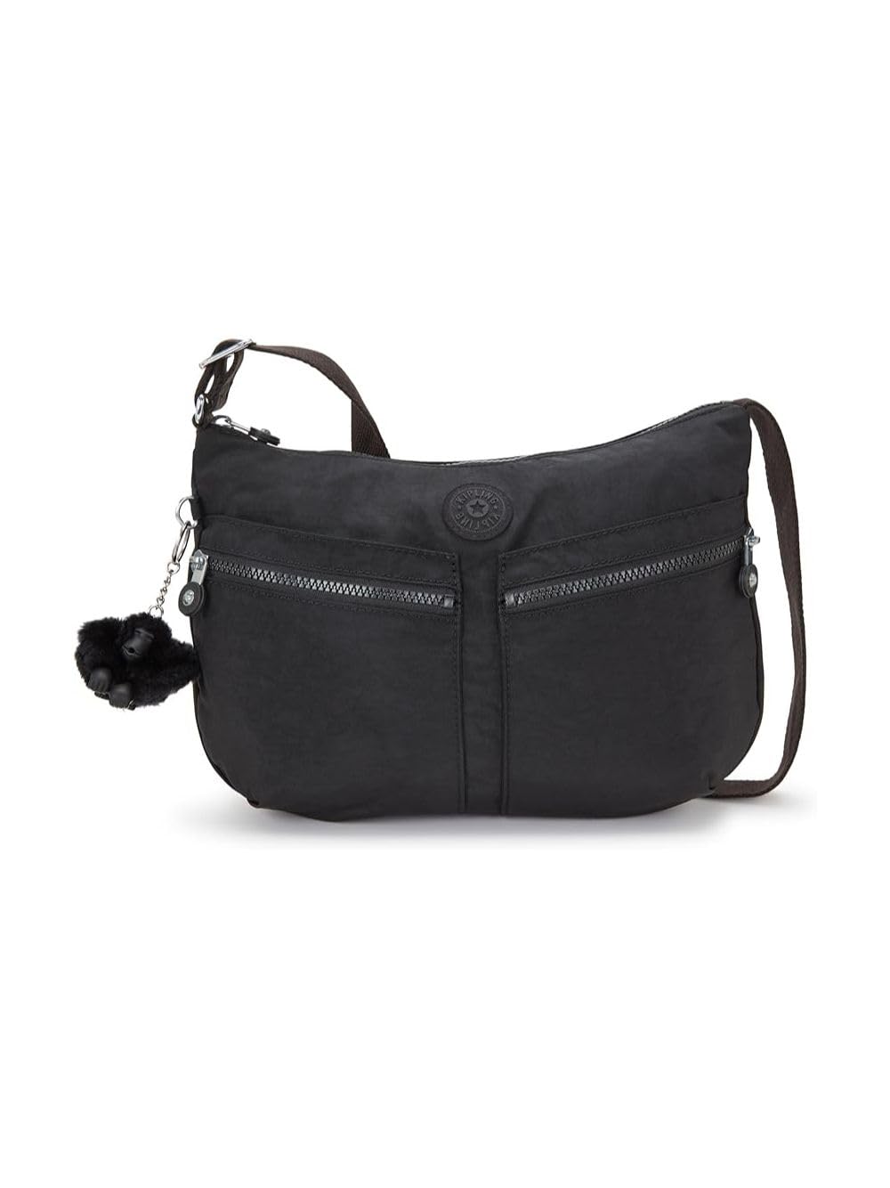 Kipling IZELLAH Medium crossbody, Black Noir (Black)