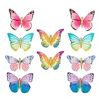 Hifot Girls Butterfly Hair Clips 10 pcs, Hair Pin Barrettes Gift Set Multiple Style Hair Clips Accessories for Toddlers Infant Kids Headpiece