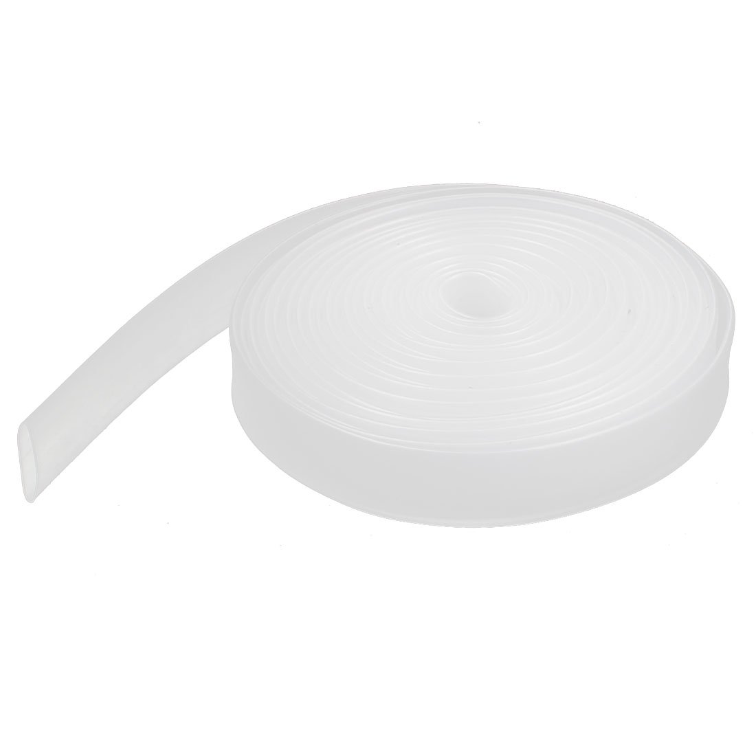 sourcingmap 8mm 2:1 Clear Heat Shrinkable Tube Shrink Tubing Wire Sleeve 5 Meter