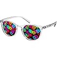 HI-LITES Special Effect Light Changing/Light Diffraction Glasses - Heart Effect Lenses - Designer Style