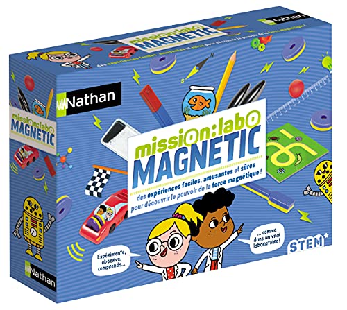 Mission Labo Magnetic - Wissenschaftliches und Lernset mit sicheren und lustigen Erfahrungen - Kinder ab 6 Jahren