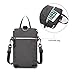 pipi bear Insulated Bottle Tote Bag, Portable Breast Milk Baby Double Bottle Cooler Bag with Adjustable Shoulder Strap(Fits up 2 Large 8 oz Bottle) (Dark Grey)
