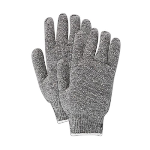 Magid Glove & Safety G138C-AMZN Greyt Shadow G138 Medium Weight 10 Gauge Knit Gloves, Cotton Poly Blend, Ladies (Fits Medium), Gray (Pack of 12)