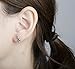 S.Leaf Cat Stud Earrings Sterling Silver for Women