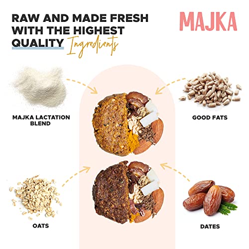 Majka Lactation Bites for Nursing Moms Vegetarian Whole Food