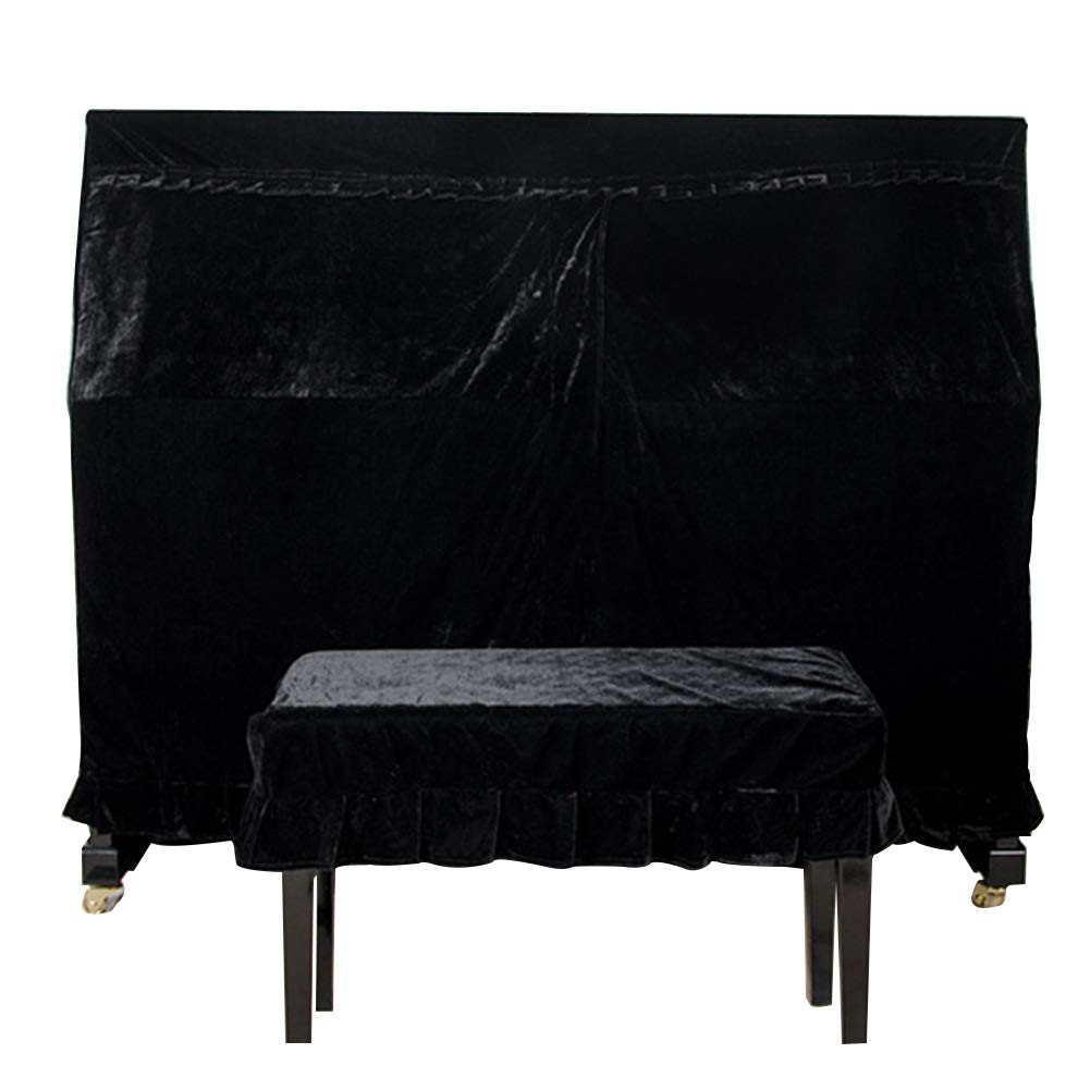 WARP Smooth, Elegant, DustProof Cloth, Velvet Piano Cover with Bench