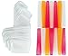 Curling Flutes, Long Self-Grip Rollers for Spiral Curls, 14 Count