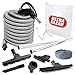 Ultra Clean AM2015001 Deluxe Bare Floor and Carpet Foot Hose and Accessories Central Vacuum Kit, 30 ft