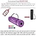 REEHUT 1/2-Inch Extra Thick High Density NBR Exercise Yoga Mat for Pilates, Fitness & Workout w/Carrying Strap (Purple)