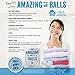 Organic Wool Dryer Balls, Chemical Free Fabric Softener Dryer Sheet Alternative. Reusable, Baby Safe, Reduce Wrinkles, Eliminate Static Cling, Shorten Drying Time (6 Pack XL)