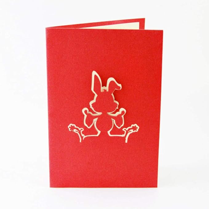 Taglia Libera 220mm Biglietto Di Auguri Di Pasqua 3d Pop Up