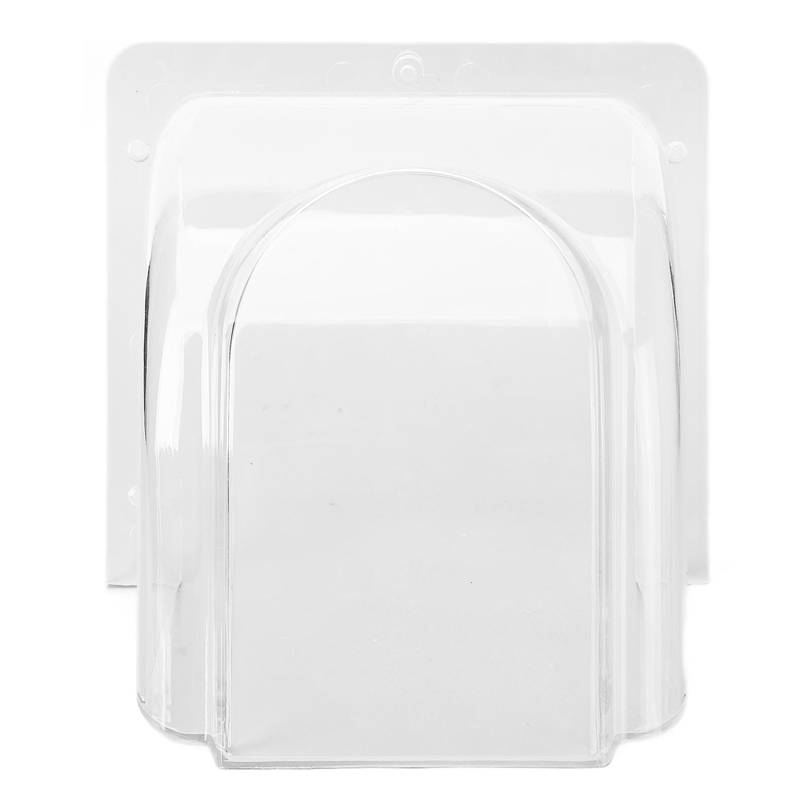 Plastic Doorbell Rain Cover, Transparent Waterproof Protector with Integrated Molding, for Access Control, Attendance Machine Use