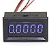 DROK® 0.36'' High Accuracy DC 0-3.0000A Ammeter Current Ampere Panel Meter Gauge Current Monitor Amperage Tester Blue LED Digital Display with Built-in Shunt