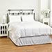 White Down Alternative Comforter - Hypoallergenic Duvet Cover Insert - Perfect for Fall/Winter - Solid White, Full/Queen
