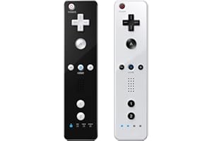 ADHLEK Wii Controller 2 Pack,Wii Remote Controller for Nintendo Wii with Silicone Case and Wrist Strap