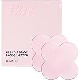 Skit Clover Collagen Hydrogel Patch, 130Da Low Molecular Collagen Mask for Glass Skin & Firming, Targeted Radiance Care with 7 Types of Collagen, K-Beauty Skin Care, 4 Sets (8 Patches)