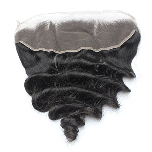 Forawme-Unprocessed-Brazilian-Loose-Wave-Hair-Full-Lace-Frontals-Human-Hair-14-Inch-130-1B-Ear-To-Ear-Pre-Plucked-Lace-Frontal-Closure-With-Baby-Hair-13X4-Hair-Pieces