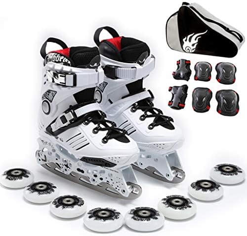 XZ15 Adult Inline Skates Ice Knife Shoes, Professional Ice Knife Shoes For Men And Women, Beginners Students Roller Skates, Two Modes (Color : #2, Size : EU 42/US 9/UK 8/JP 26cm)