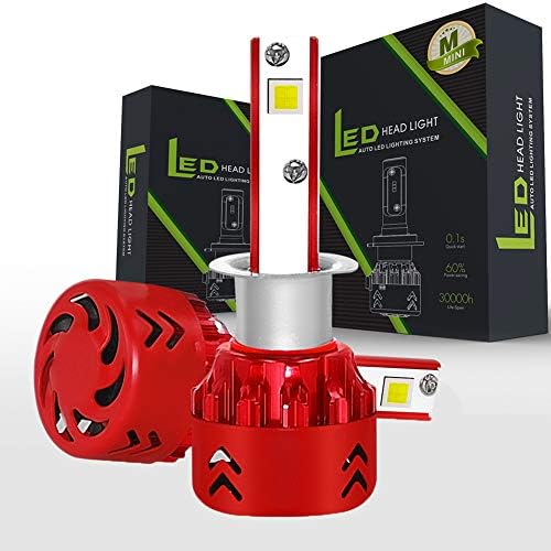 H1,H7,H11,9005,9006,H4 LED Headlight Bulbs,Combo Package (2 sets) Seoul CREE Led Chips-9600LM Hi Lo Beam 6000K Xenon White,H1