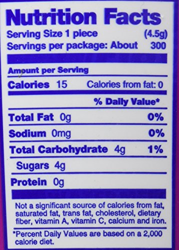 TOOTSIE ROLL DUBBLE BUBBLE GUM – 300 COUNT RESEALABLE TUB OF INDIVIDUALLY WRAPPED FRUIT AND BUBBLE GUM – ORIGINAL, WATERMELON, APPLE AND GRAPE FLAVORS – PEANUT AND GLUTEN FREE, 47.6 OUNCE