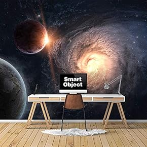 Wall Murals for Bedroom Great Universe Giant Planets Removable Wallpaper Peel and Stick Wall Stickers - 66x96 inches