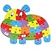 Wooden Animal Puzzle, Misaky Jigsaw Letter Blocks Kid Learing Educational Toy