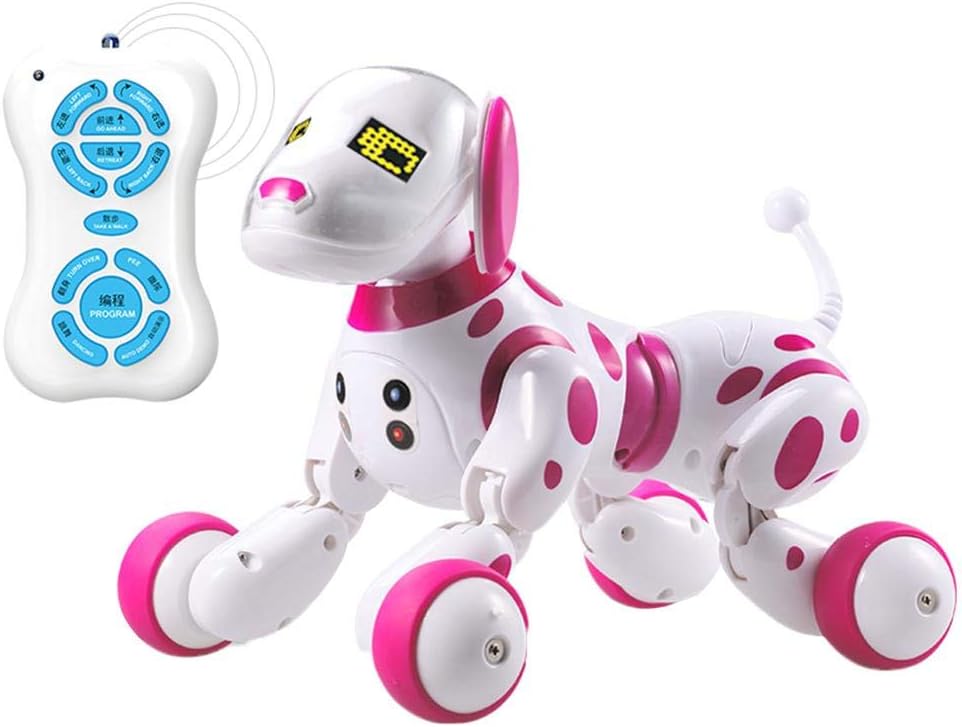 Ridecle Wireless Remote Control Intelligent Robot Dog,Talking Electronic Pet Dog,for Children's Gift Toy
