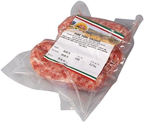 Italian Pork Sausages, Frozen, +/- 320g