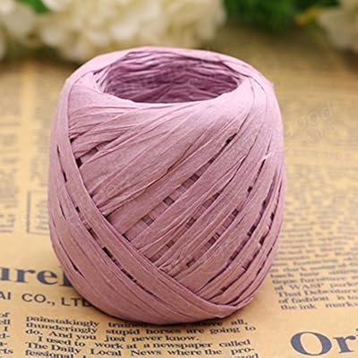 Amazon Com 1pcs 20m Color Raffia Paper Ribbon Decorating Flower
