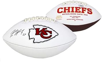 chiefs autographed football