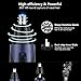 Nose Hair Trimmer, 4 in 1 Waterproof Rechargeable Grooming Kit for Men&Women-Nose, Ear, Hair, Sideburn, Mustache Trimming Set-Wet/Dry Use&Vacuum Cleaning System (Blue)