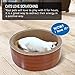 ScratchMe Cat Scratcher Post & Board, Round Cat Scratching Lounge Bed, Durable Pad Prevents Furniture Damagethumb 4