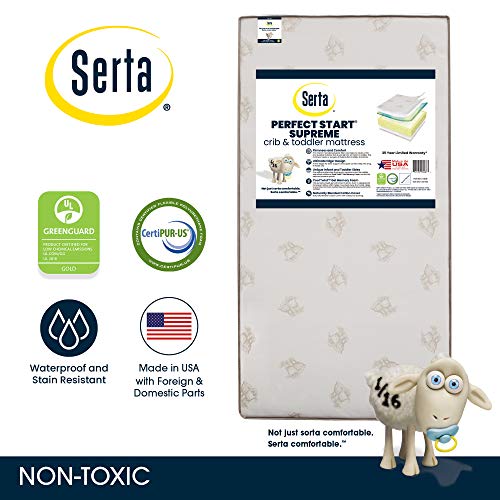 serta perfect rest supreme crib mattress