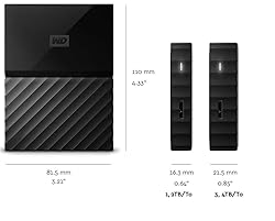 WD 1TB Yellow My Passport Portable External Hard