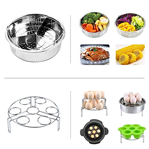 Pressure Cooker Accessories Set, Compatible with 5 6 8 10 Qt Instant Pot Cooker or Other Electric Pressure Cookers, 7 Pieces Must Have Pressure Cooker Pot Accessories to Make Cooking a Breeze