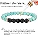 LOLIAS 8 Pack Bead Gemstone Bracelet for Men Women Natural Stone Diffuser Bracelet Stretch Yoga Bracelets (B:8FS a Set)