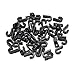 Lixada 50pcs Nylon Bungee Lashing Shock Cord J Hooks Tie Down Hook for Kayaks Canoes Boats