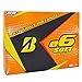 Bridgestone 2017 e6 Soft Yellow Straight Distance Low Spin Golf Balls, 2 Dozen