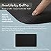 NewLife by GelPro Anti-Fatigue Designer Comfort Kitchen Floor Mat Stain Resistant Surface with 5/8” thick ergo-foam core for health and wellness,18x30 Grasscloth Charcoal