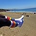 Retro Rainbow Knee High Tube Pride Socks- 22-8