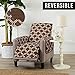 Reversible Recliner Cover for Living Room. Oversized, Recliner Furniture Protector with Secure Straps. Recliner Cover for Dogs, Protect from Kids and Pets. (26
