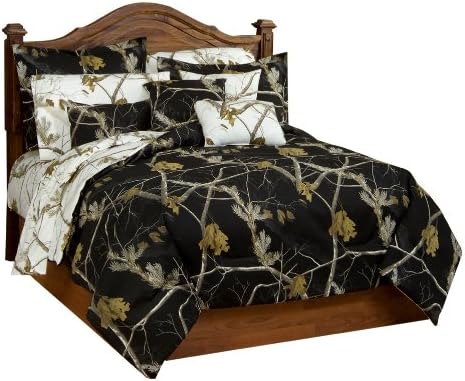 Realtree Ap Black Comforter/Sham Set King