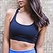 YOKGO Women Sports Bra Seamless for Work Out Middle Support Yoga