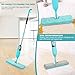 SINLOE Double-Sided 360 Degree Floor Cleaning Spray Mop with Microfiber Reusable Pads Refillable Spray Bottle for Home Kitchen Hardwood/Laminate/Tile/Ceramic/Vinyl Flooring