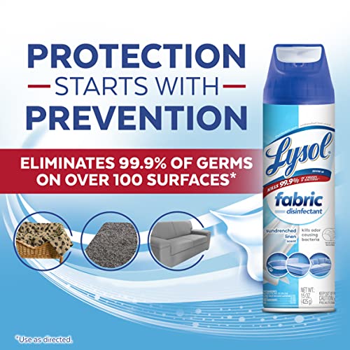 Lysol Fabric Disinfectant Spray, Sanitizing and Antibacterial Spray