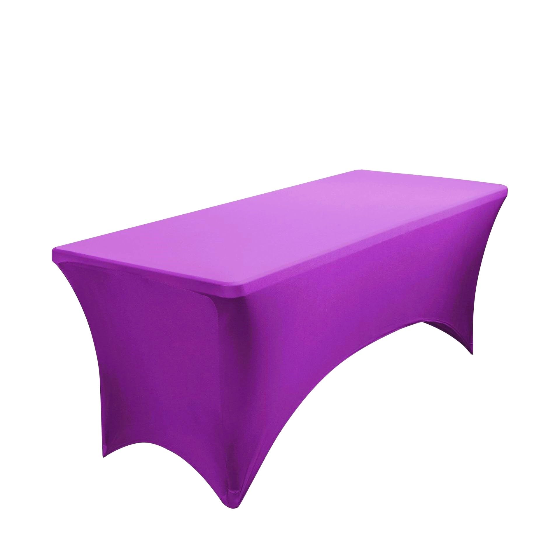 Namvo Spandex Table Covers 6ft, Rectangular Stretch Dinner TableCloth Four-Way Tight Fitted Elastic Square Stretch Table Cloth Tabletop Protector for Wedding Bar Banquet Party