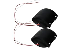 Xiaoyztan DC 12V Vibration Motor 2300RPM Massager Motor with White Black Shell for Adjustable Bed Massage Chair Cushion Pillow Replacement Parts Medical Equipment Sieve Shaker Vibrators